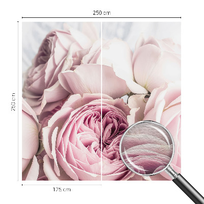 Papel de parede para quarto Rosas cor-de-rosa