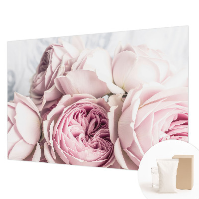Papel de parede para quarto Rosas cor-de-rosa