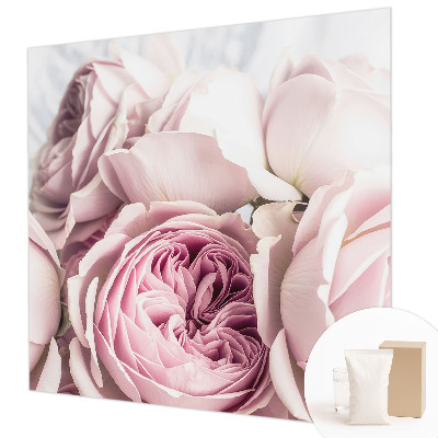 Papel de parede para quarto Rosas cor-de-rosa