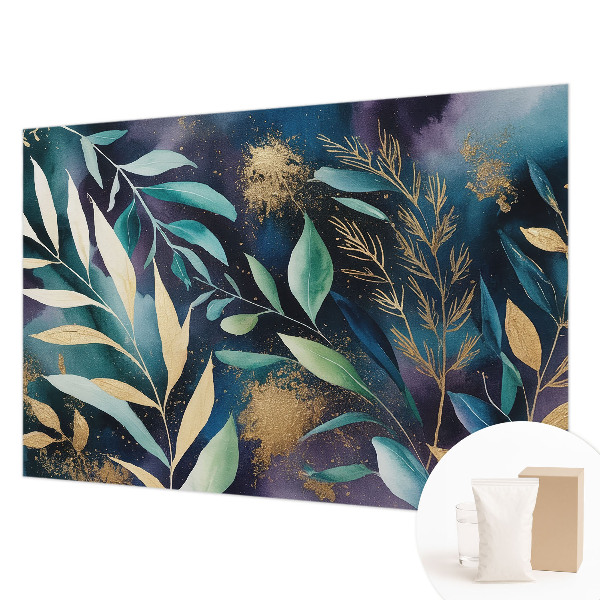 Papel de parede decorativo Folhas botânicas