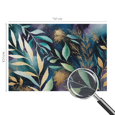 Papel de parede decorativo Folhas botânicas