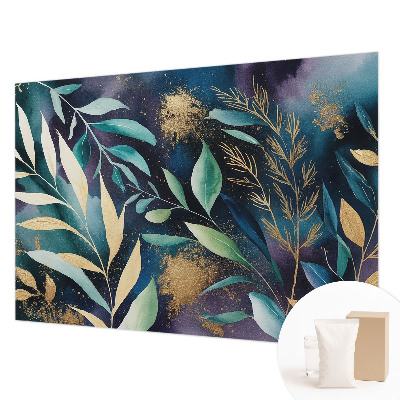 Papel de parede decorativo Folhas botânicas
