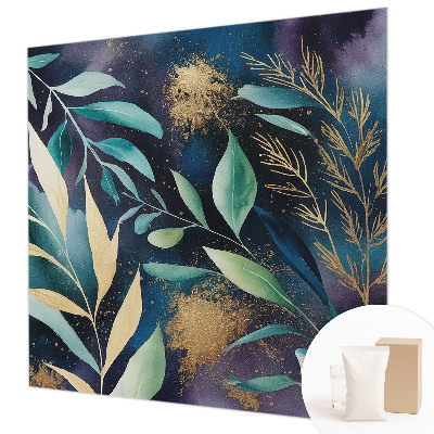 Papel de parede decorativo Folhas botânicas
