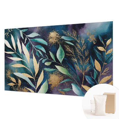 Papel de parede decorativo Folhas botânicas