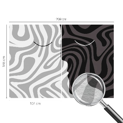 Papel de parede fotográfico Rostos abstratos