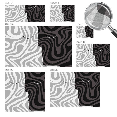 Papel de parede fotográfico Rostos abstratos