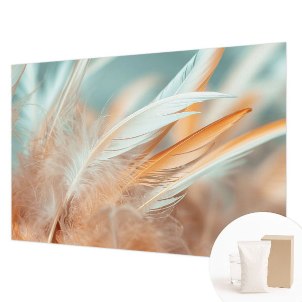 Papel de parede decorativo Penas delicadas