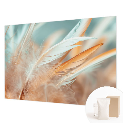 Papel de parede decorativo Penas delicadas
