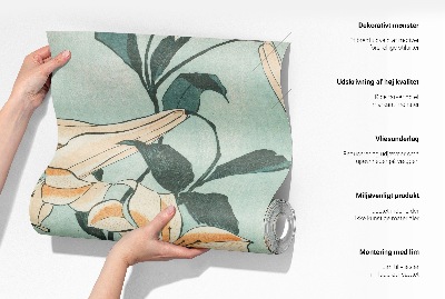 Papel de parede decorativo Penas delicadas