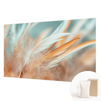 Papel de parede decorativo Penas delicadas