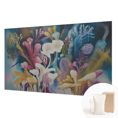 Papel de parede explosão floral