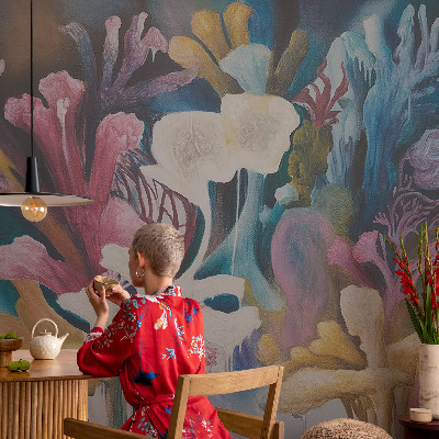 Papel de parede explosão floral