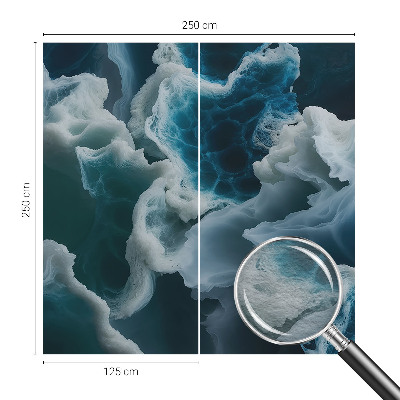 Mural fotográfico Ondas do mar