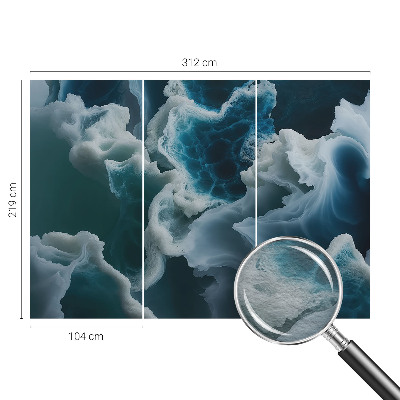 Mural fotográfico Ondas do mar