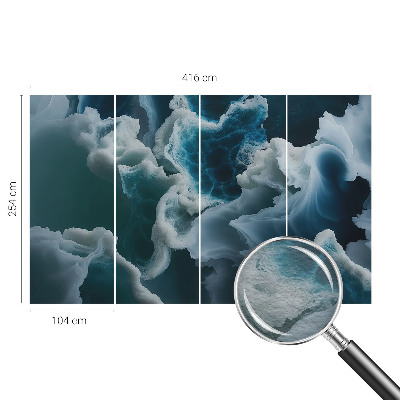 Mural fotográfico Ondas do mar