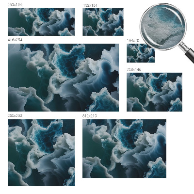 Mural fotográfico Ondas do mar