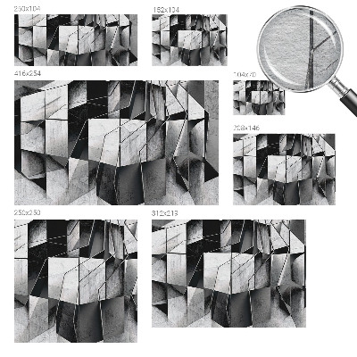 Fotomural Abstração geométrica