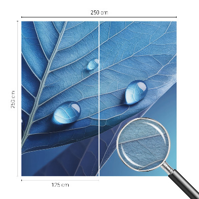Papel de parede fotográfico Folha Azul