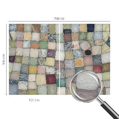 Papel de parede para quarto Mosaico colorido