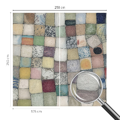 Papel de parede para quarto Mosaico colorido