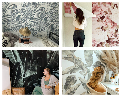 Mural de fotos na parede Arte moderna