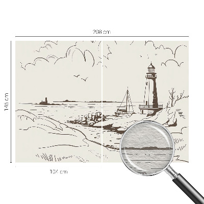 Papel de parede fotográfico Paisagem costeira