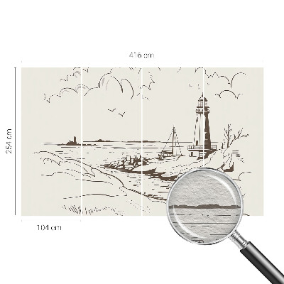 Papel de parede fotográfico Paisagem costeira
