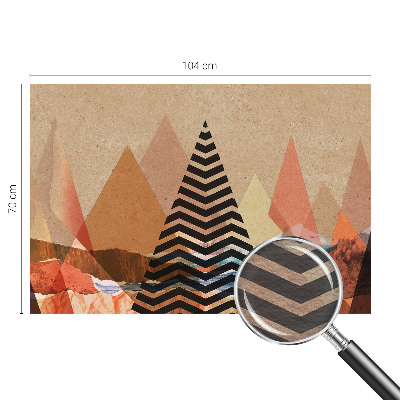 Papel de parede para sala Paisagem abstrata