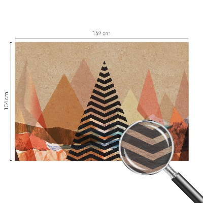 Papel de parede para sala Paisagem abstrata