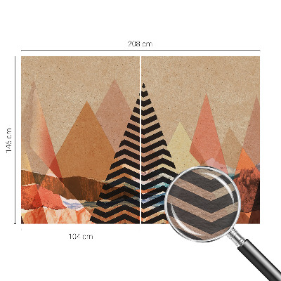 Papel de parede para sala Paisagem abstrata