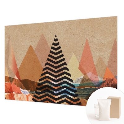 Papel de parede para sala Paisagem abstrata