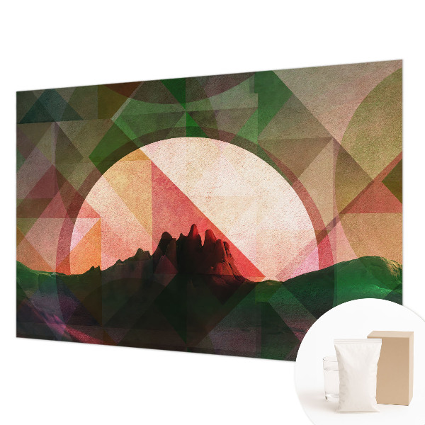 Mural de fotos na parede Colinas pitorescas