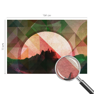 Mural de fotos na parede Colinas pitorescas