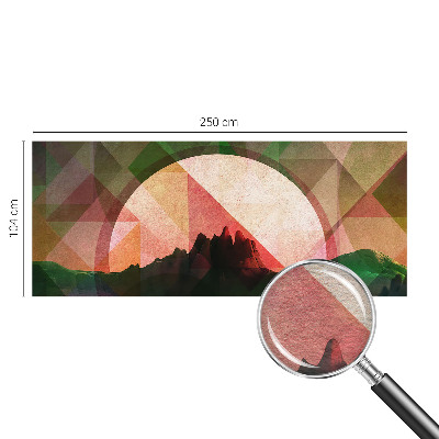 Mural de fotos na parede Colinas pitorescas