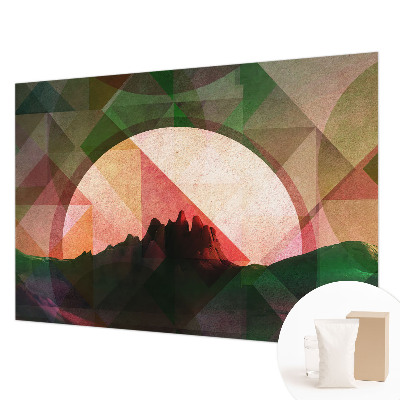 Mural de fotos na parede Colinas pitorescas