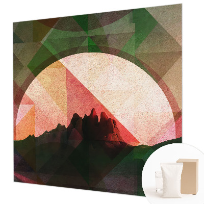 Mural de fotos na parede Colinas pitorescas