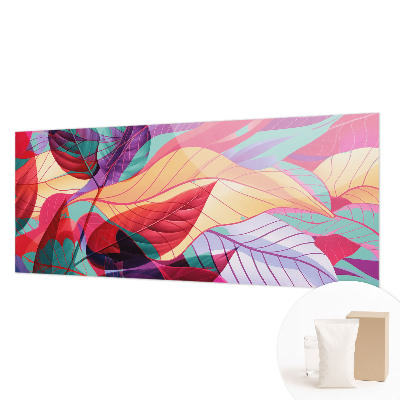 Papel de parede para sala Folhas abstratas
