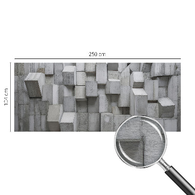 Mural fotográfico Blocos de concreto