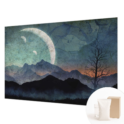Mural de fotos na parede Paisagem noturna