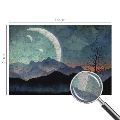Mural de fotos na parede Paisagem noturna