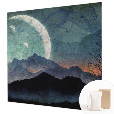 Mural de fotos na parede Paisagem noturna