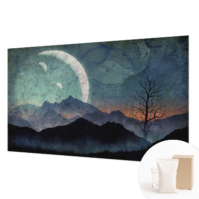 Mural de fotos na parede Paisagem noturna