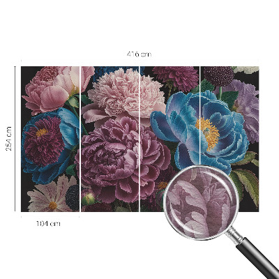 Fotomural Flores coloridas