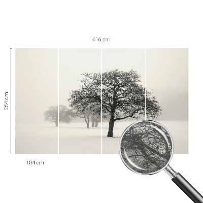 Papel de parede fotográfico Árvores de inverno