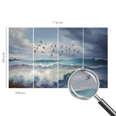 Papel de parede fotográfico Ondas do mar