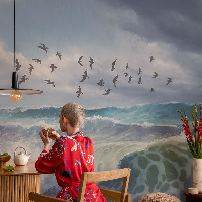 Papel de parede fotográfico Ondas do mar