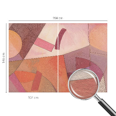 Papel de parede para quarto Formas coloridas