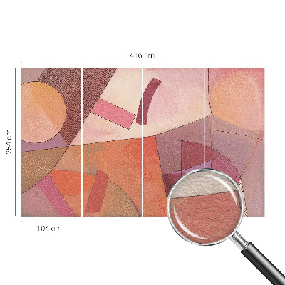 Papel de parede para quarto Formas coloridas