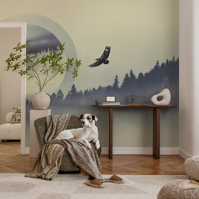 Papel de parede para sala Paisagem florestal