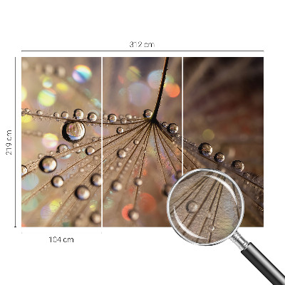 Papel de parede decorativo Gotas de pérola